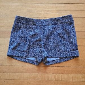 NWT, Express, Black & White Tweed Shorts, Women's 6
